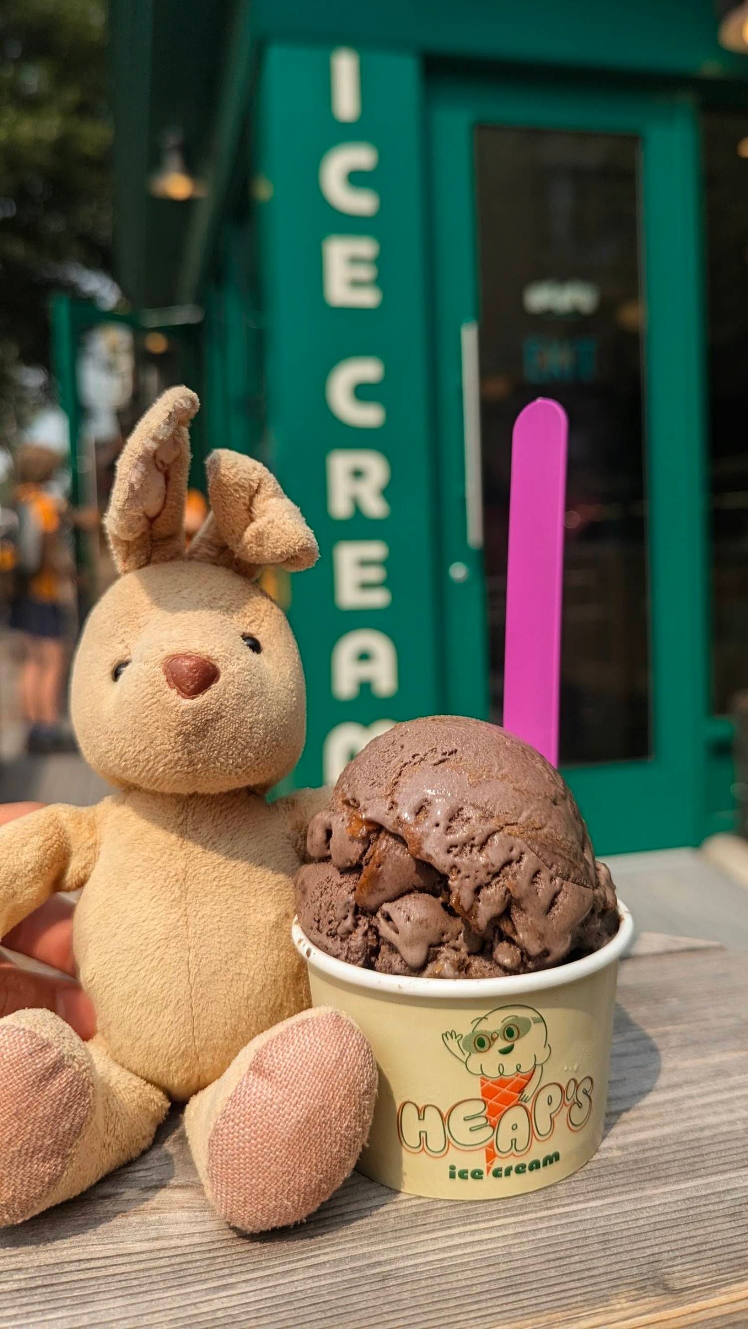Chocolate Peanut Butter at Heap's Ice Cream