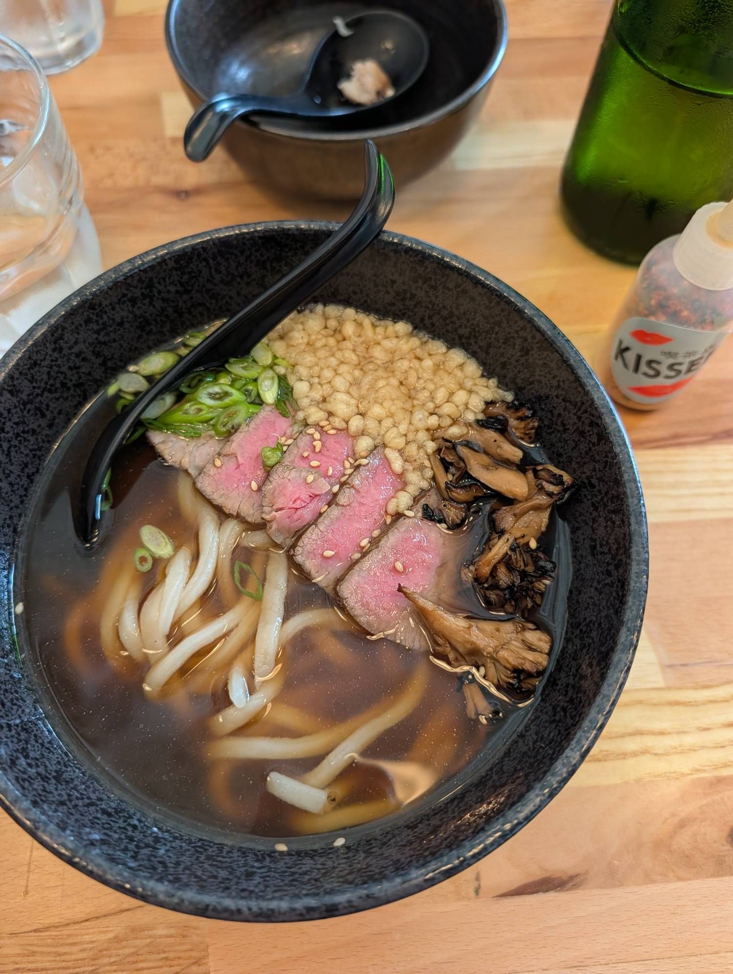 Beef tataki udon at Kisser