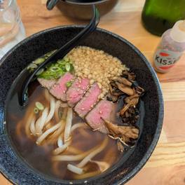 Beef tataki udon at Kisser