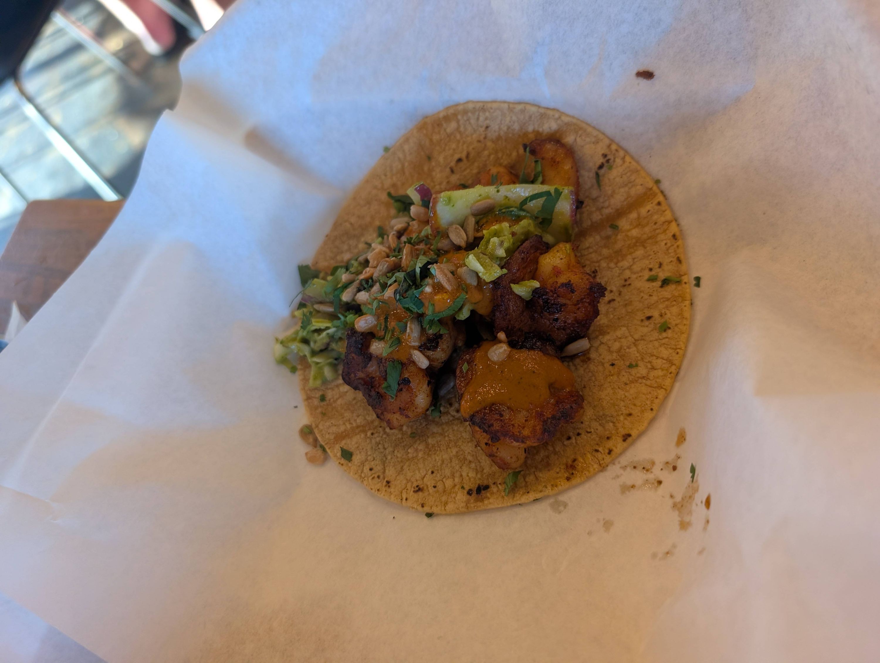 Beer Battered Fish at Facil Taquería