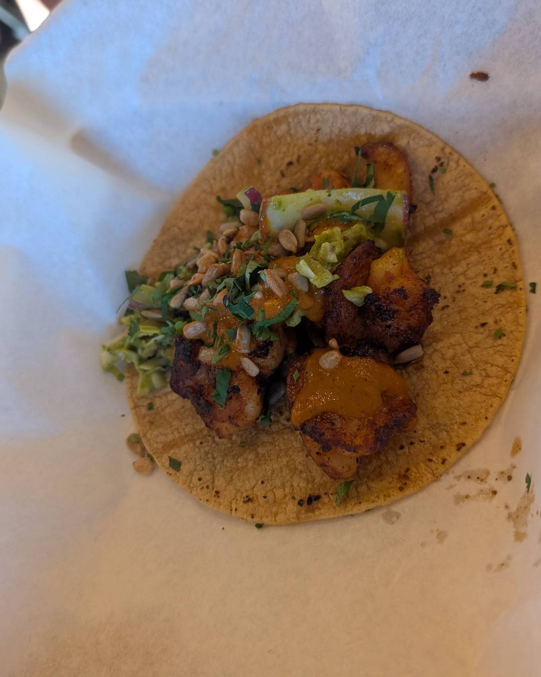 Beer Battered Fish at Facil Taquería