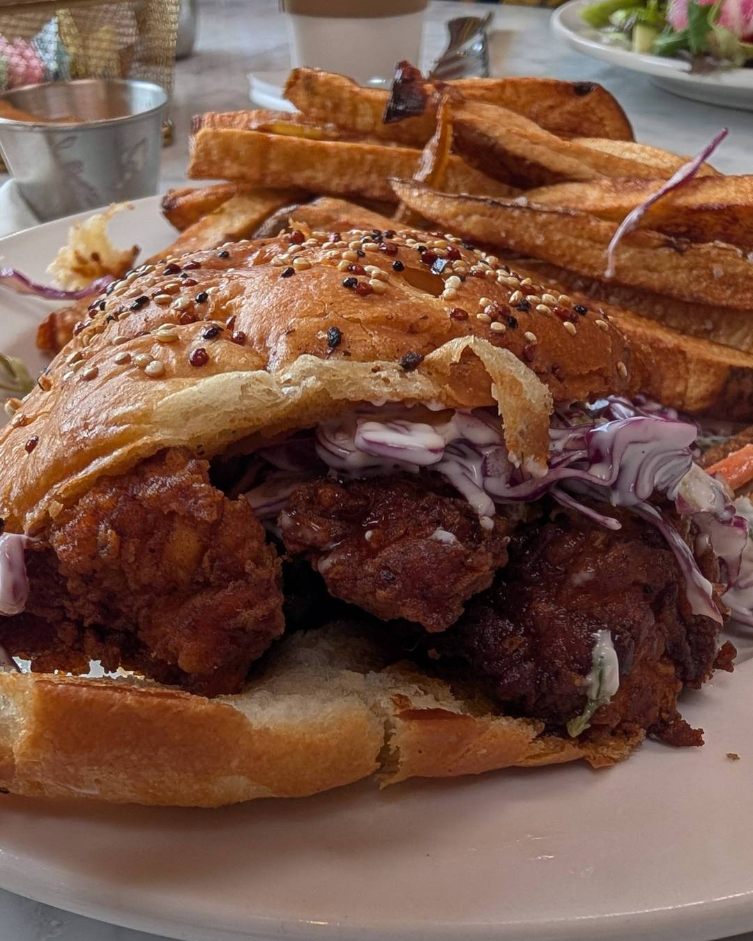 Hot Honey Fried Chicken at Beaumont Bakery & Cafe