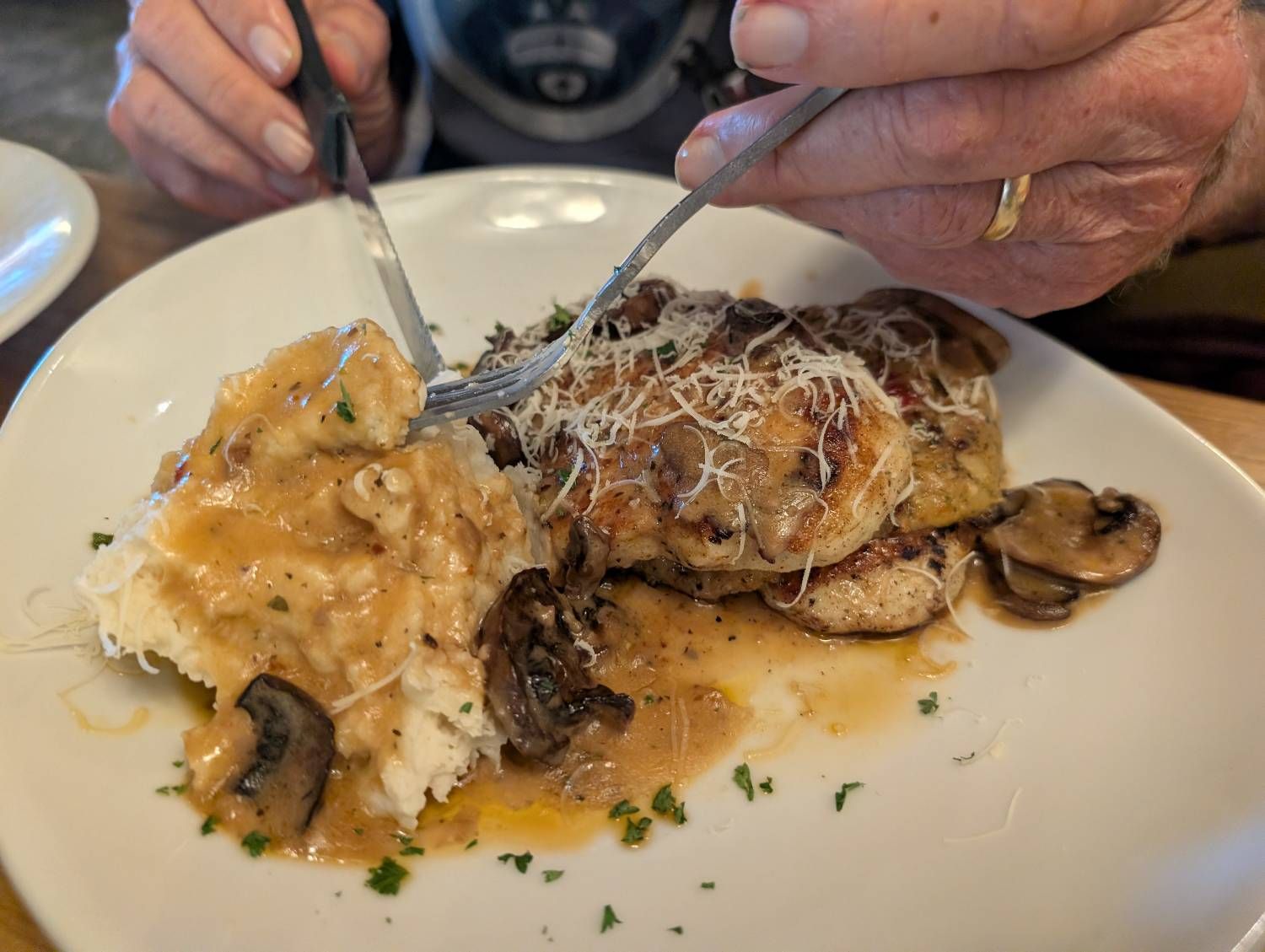 Stuffed Chicken Marsala