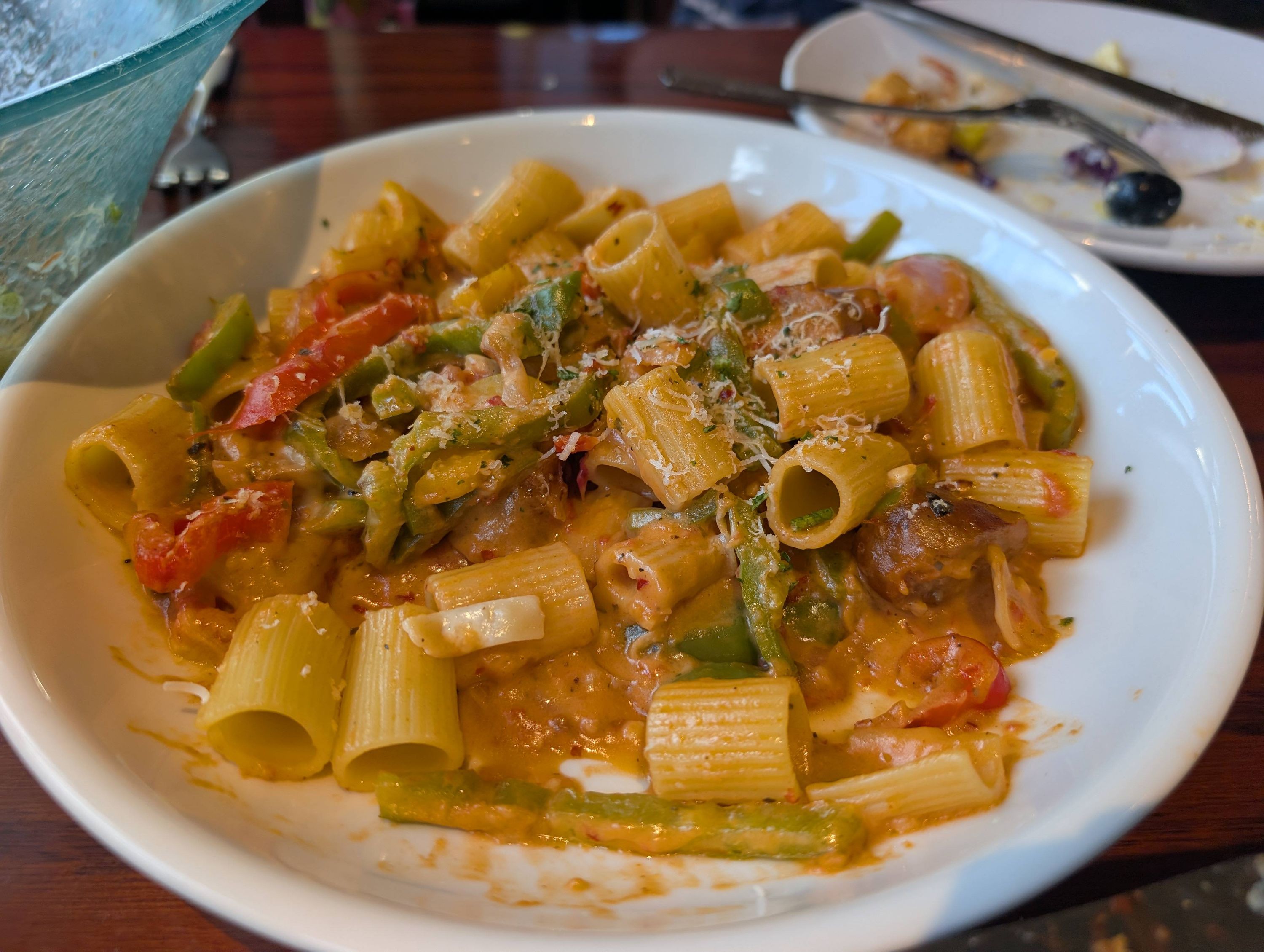 Spicy Sausage & Peppers Rigatoni
