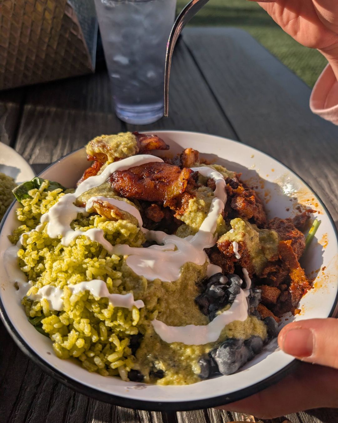 Plantain & Spinach Bowl