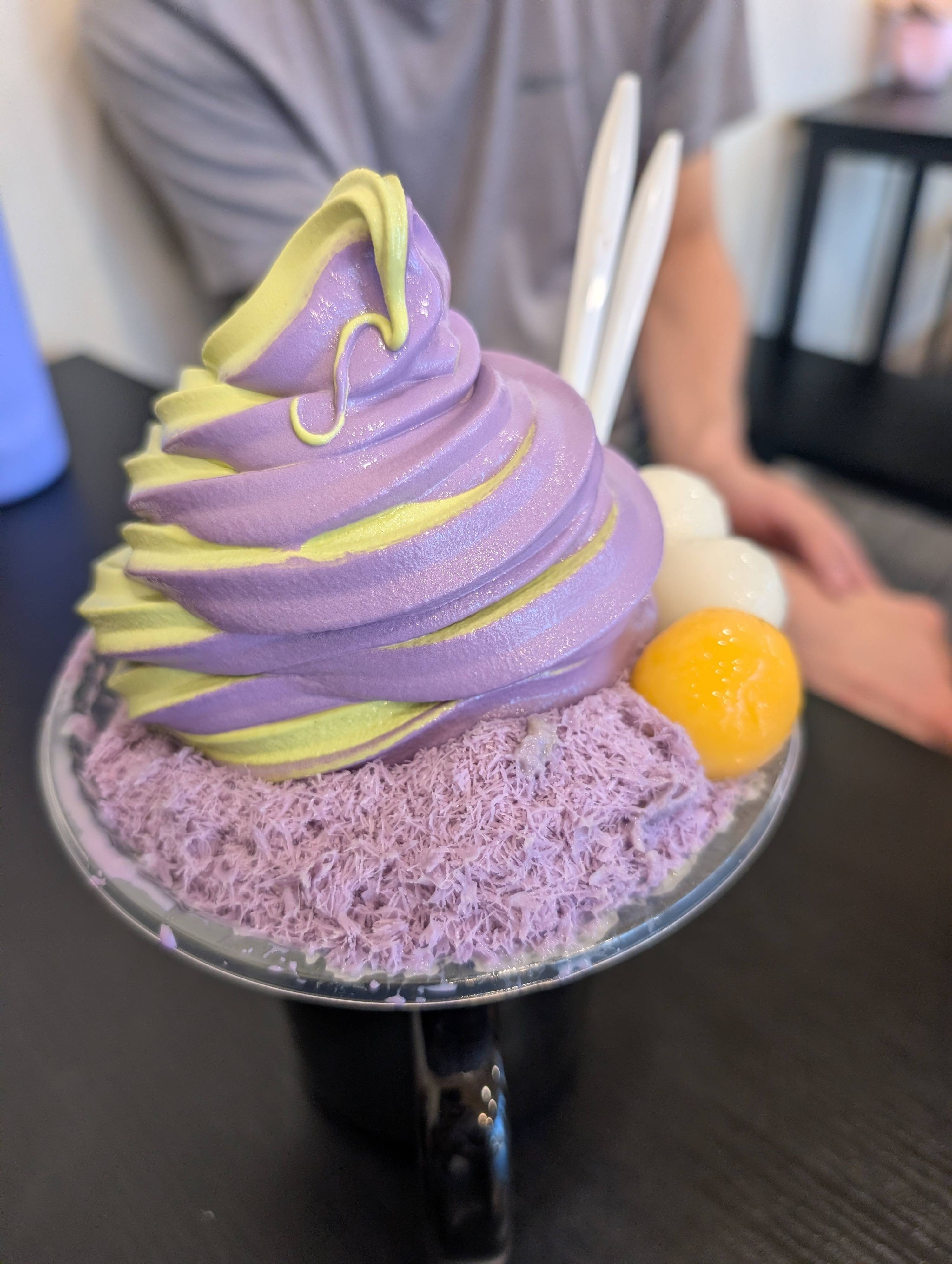 Matcha Ube Mix Shaved Ice