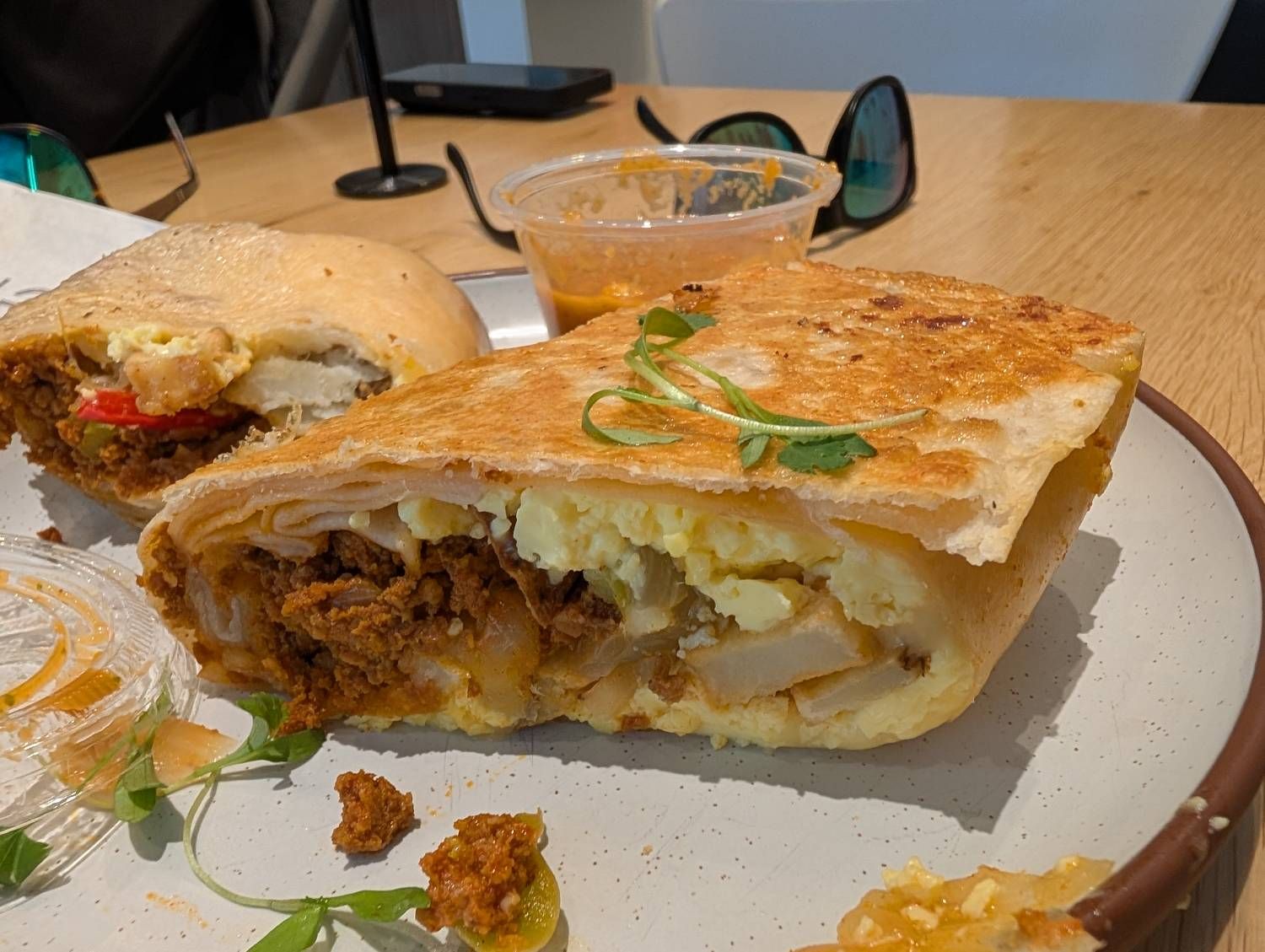 Breakfast Burrito at Hill's Kitchen - Park City