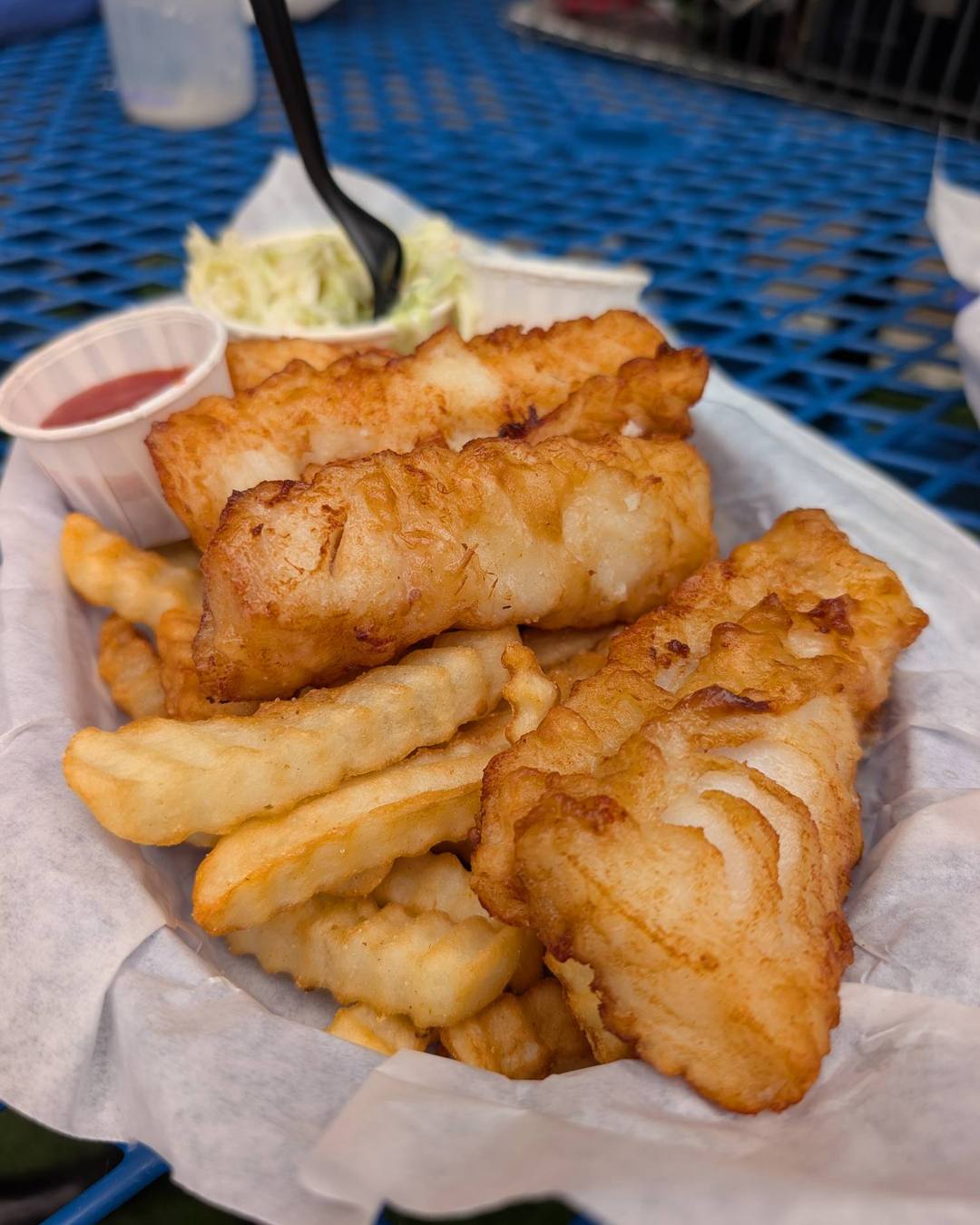 Large Fish & Chips at Hungry Clam