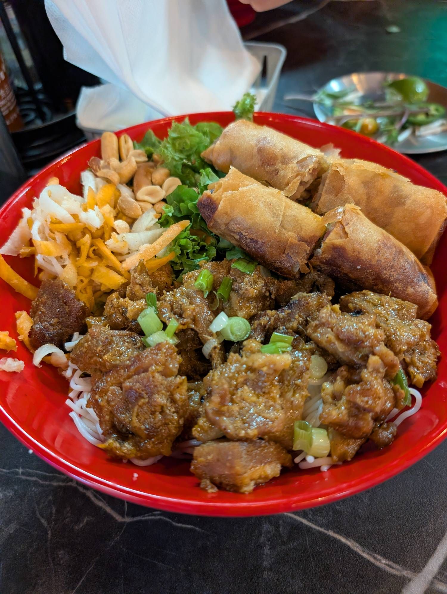 V2. Grilled Pork & Egg Roll | Bún Thịt Nướng Chả Giò