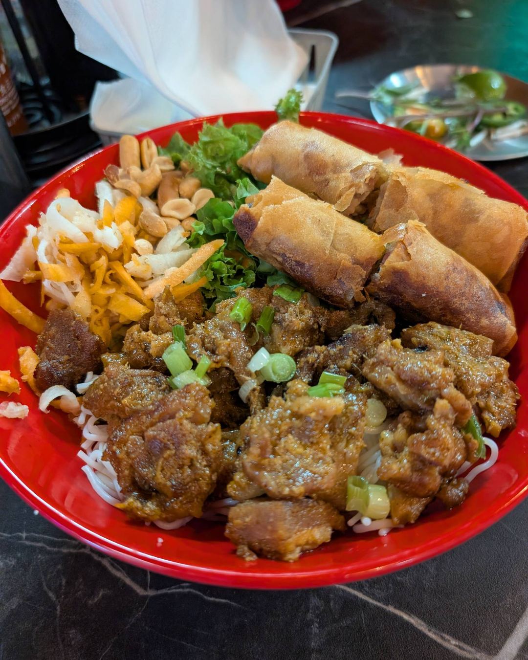 V2. Grilled Pork & Egg Roll | Bún Thịt Nướng Chả Giò