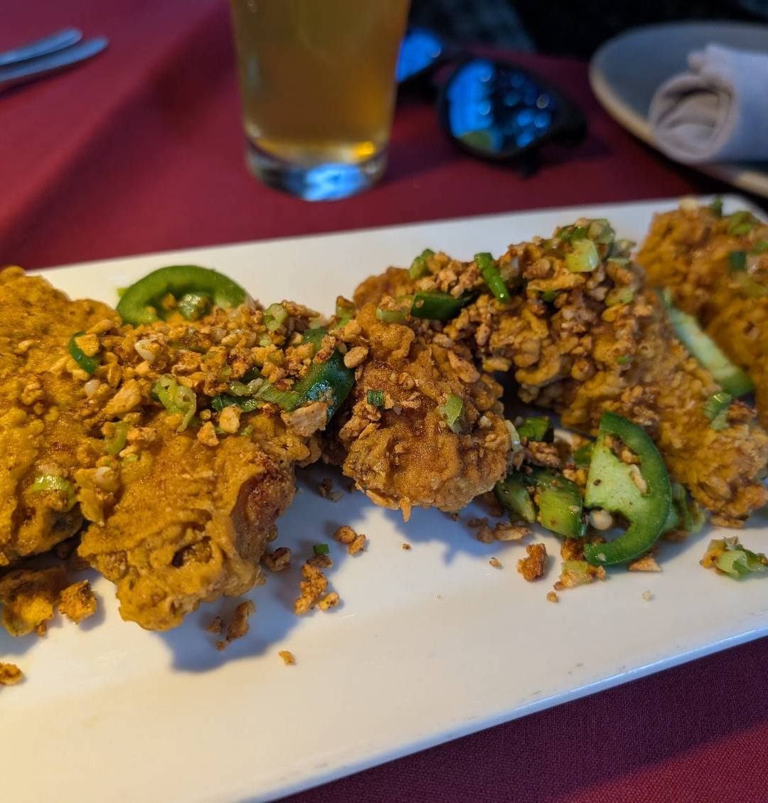 Chicken Wings at Burma Love