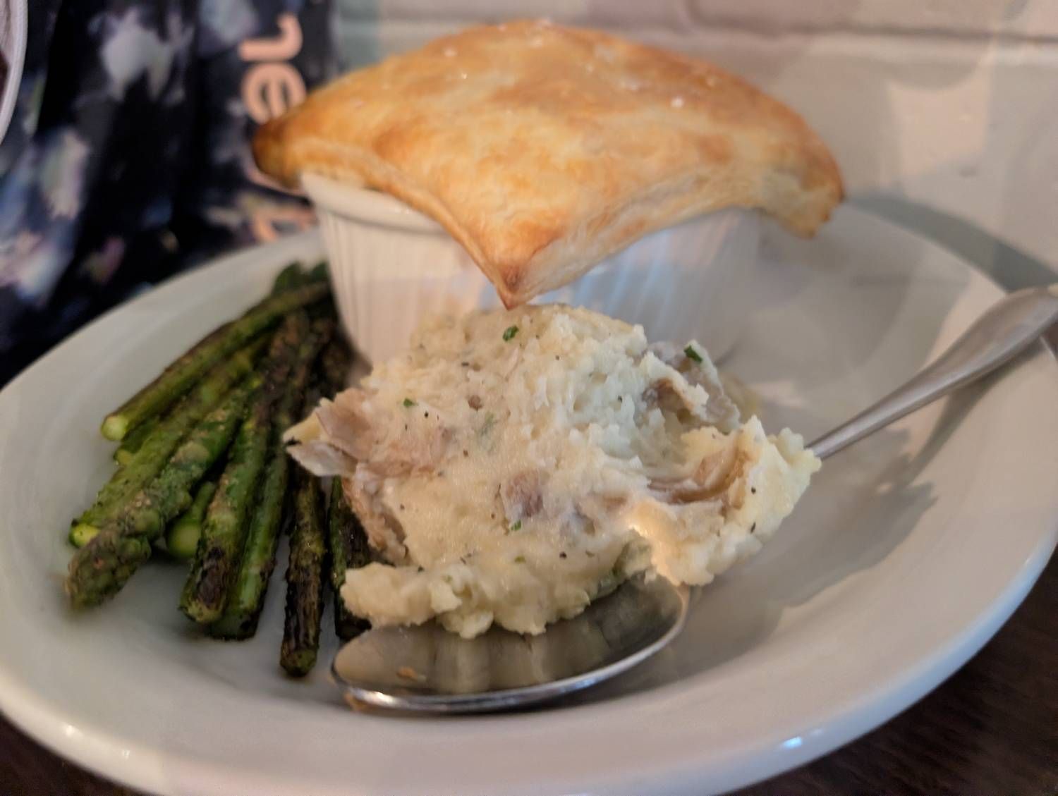 Chicken & Black Trumpet Pot Pie at Black Trumpet Bistro