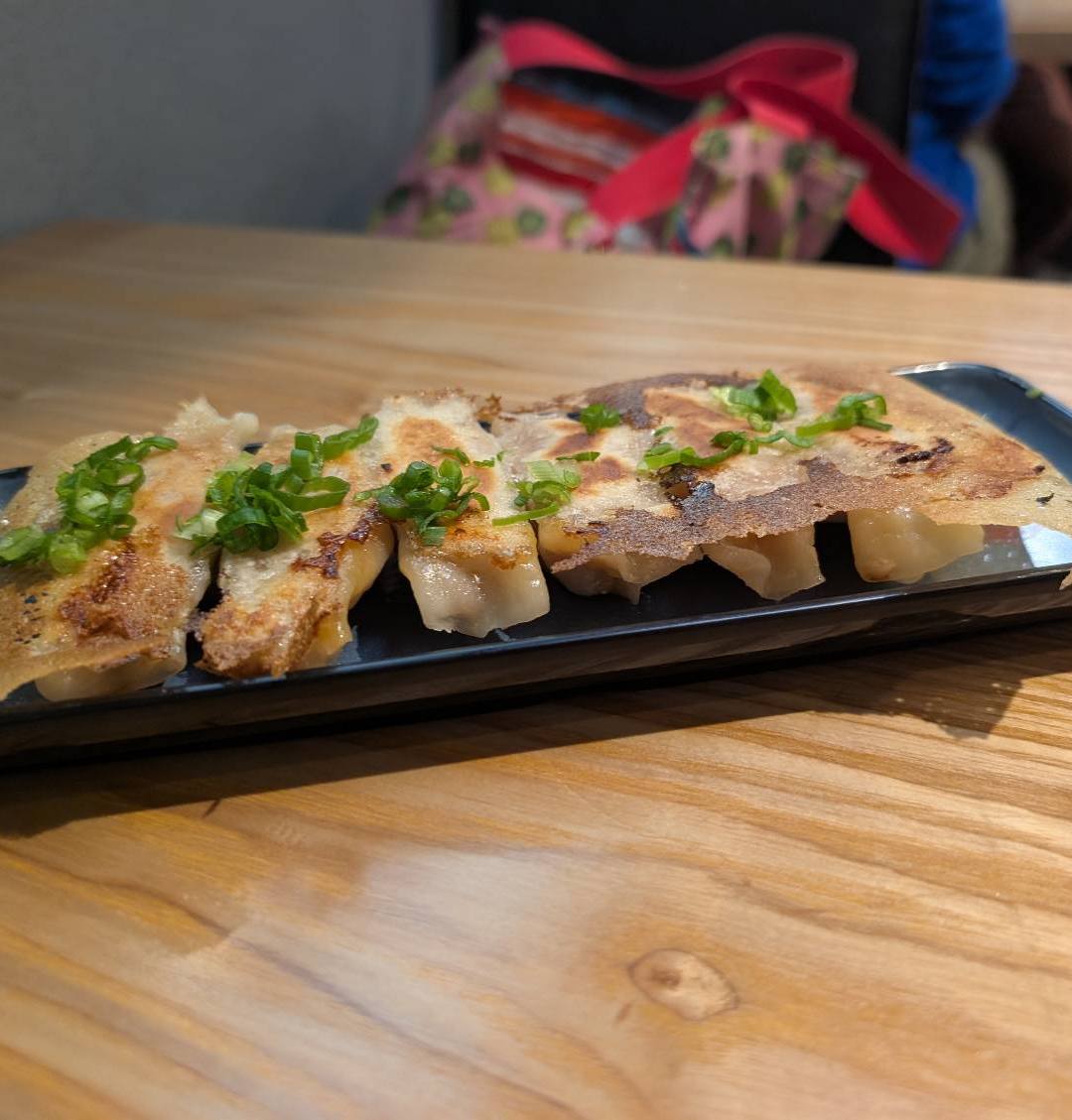 Beef w.Celery Fried Dumplings(6) at Hometown Dumpling 弄堂生煎