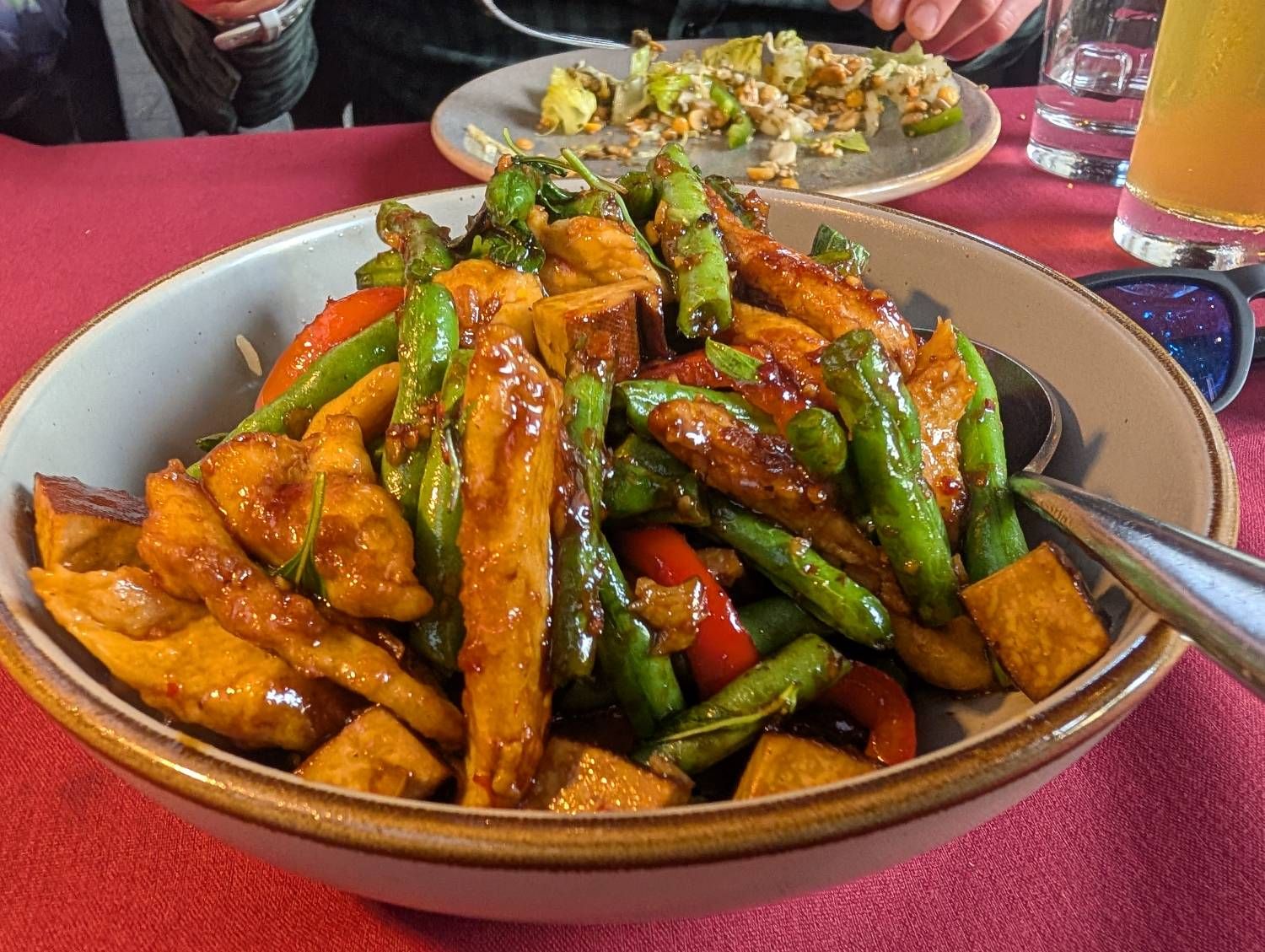 Fiery Chicken with Hodo Tofu