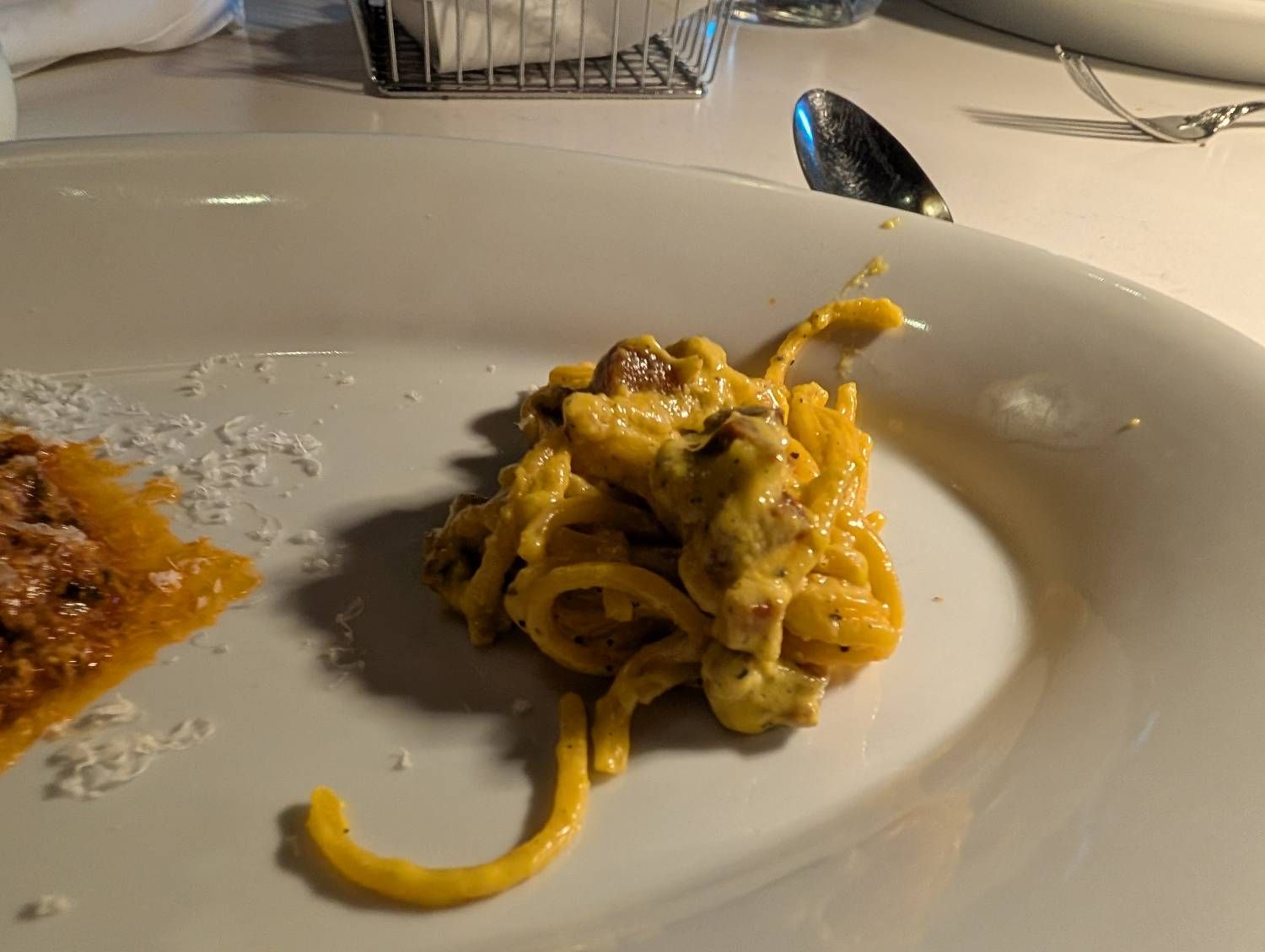 Carbonara at Sicilia Mia
