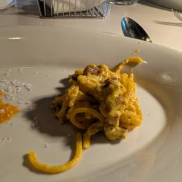 Carbonara at Sicilia Mia