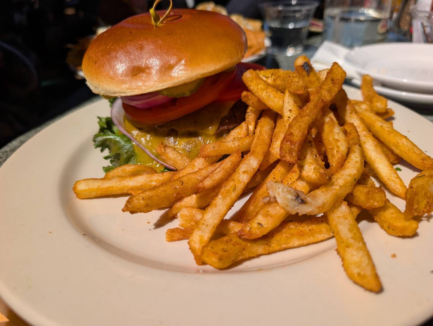 The Grove Burger at The Grove Beach Bar & Grill